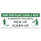 Signmission Keep Our Plant Clean & Safe Eliminate Hazards Pick-Up Clean-Up Banner Concession Stand Single Sided B-96-30094 - alternate 1